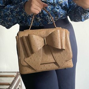 Brown Bow Bag